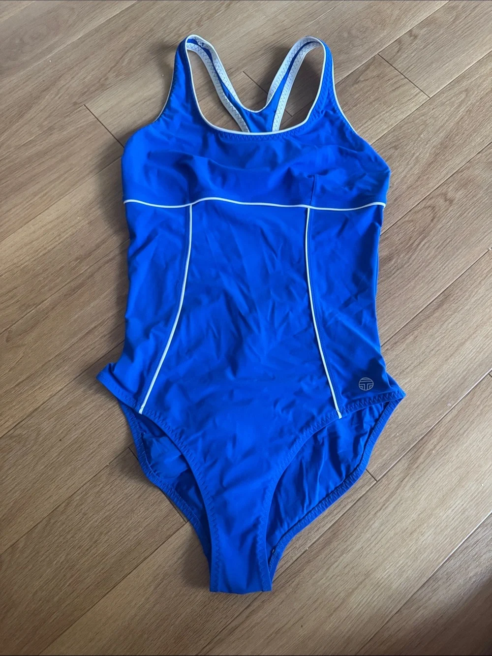 Tory Burch One-Piece Sport Tanksuit in Cobalt Blue medium